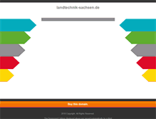 Tablet Screenshot of landtechnik-sachsen.de